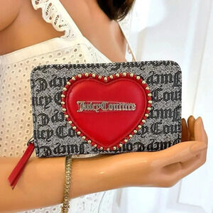 Juicy Couture Love Never Dies Multi-compartment Bifold Wallet NWT